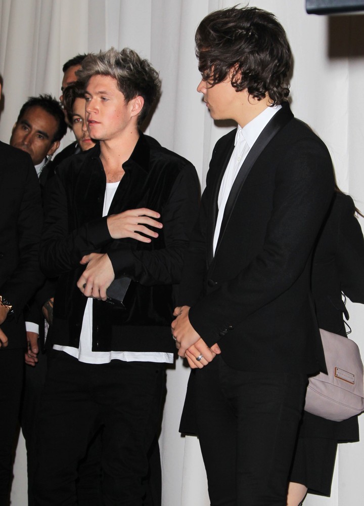 Niall Horan;Harry Styles;One Direction;<br>2013 American Music Awards - Press Room