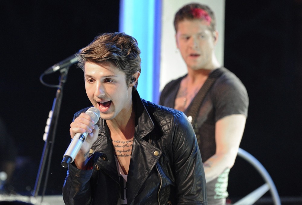 Ryan Follese;Nash Overstreet;Hot Chelle Rae;<br>Hot Chelle Rae Performs Live on New.Music.Live to Promote Their Upcoming Album Whatever