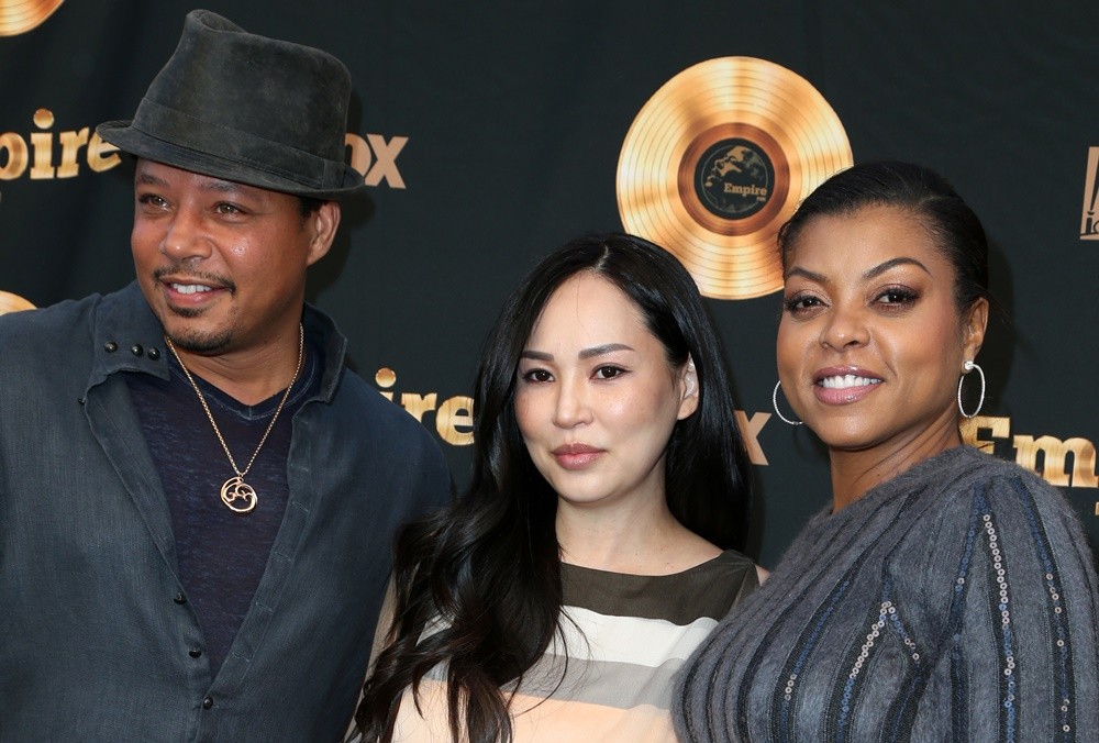 Terrence Howard;Miranda Pak;Taraji P. Henson;<br>Empire FYC ATAS Event - Arrivals