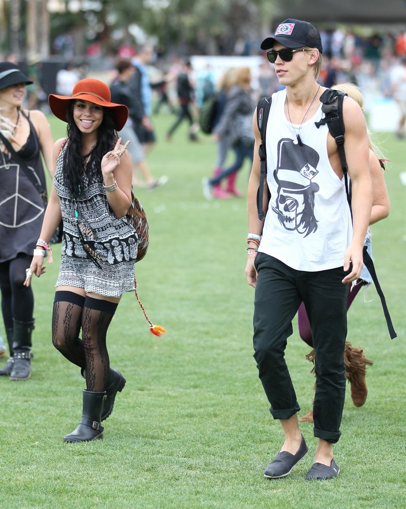 Vanessa Hudgens;Austin Butler;<br>Celebrities at The 2012 Coachella Valley Music and Arts Festival - Day 1