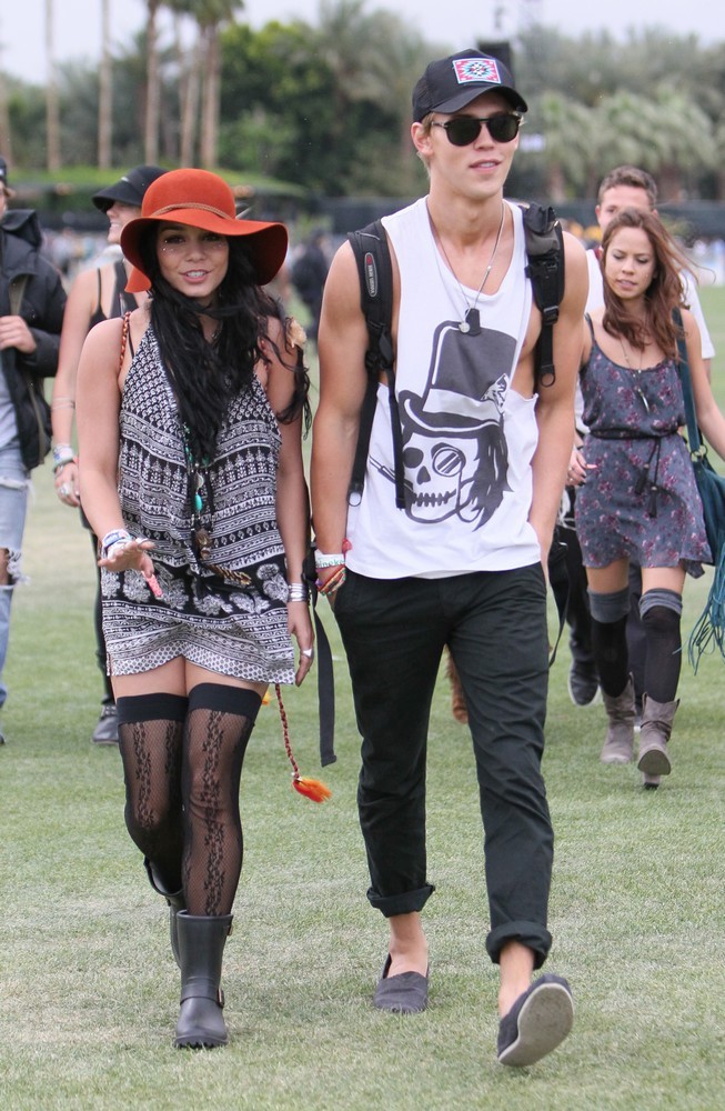 Vanessa Hudgens;Austin Butler;<br>Celebrities at The 2012 Coachella Valley Music and Arts Festival - Day 1