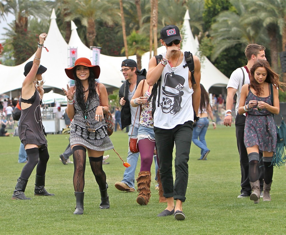 Vanessa Hudgens;Austin Butler;<br>Celebrities at The 2012 Coachella Valley Music and Arts Festival - Day 1