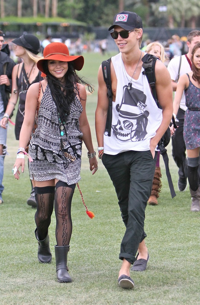 Vanessa Hudgens;Austin Butler;<br>Celebrities at The 2012 Coachella Valley Music and Arts Festival - Day 1