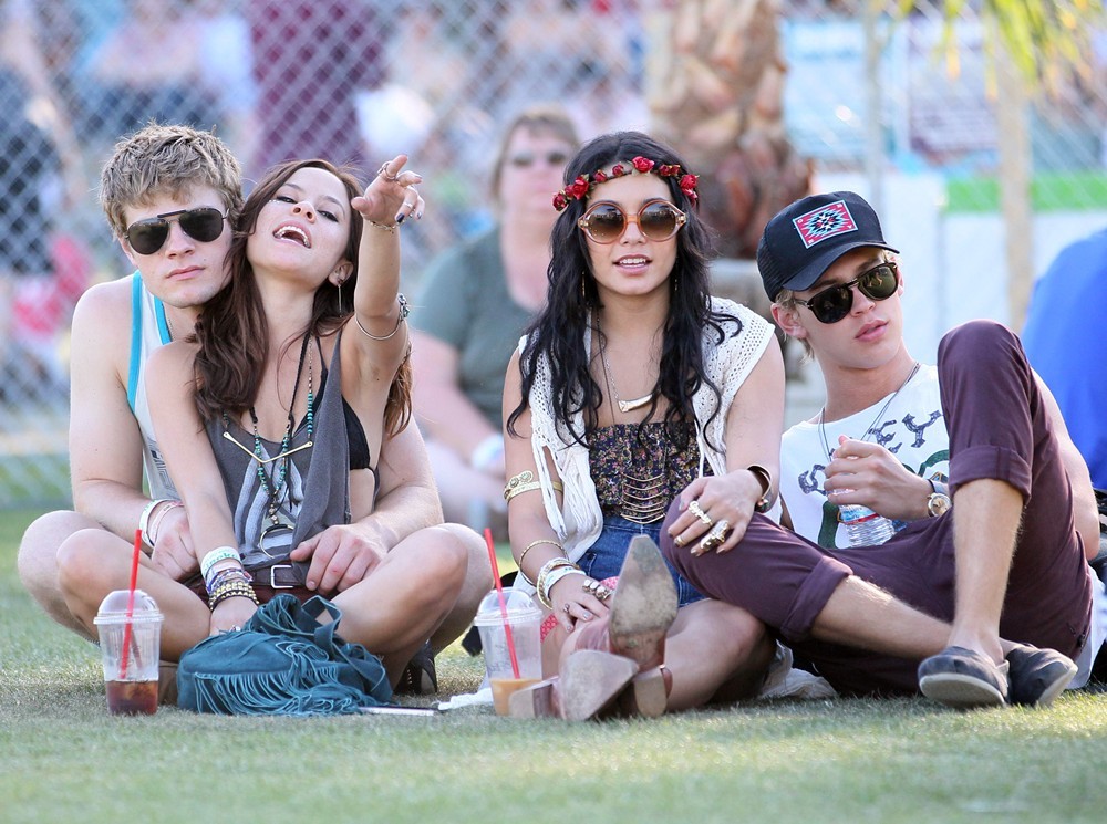 Vanessa Hudgens;Austin Butler;<br>Celebrities at The 2012 Coachella Valley Music and Arts Festival - Day 3