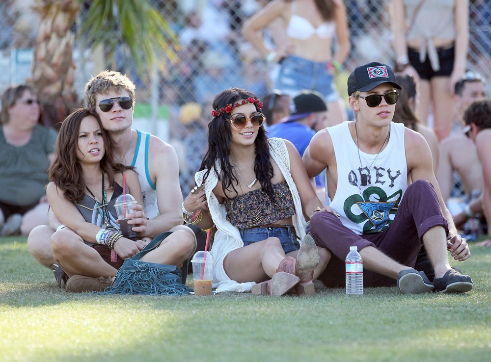 Vanessa Hudgens;Austin Butler;<br>Celebrities at The 2012 Coachella Valley Music and Arts Festival - Day 3