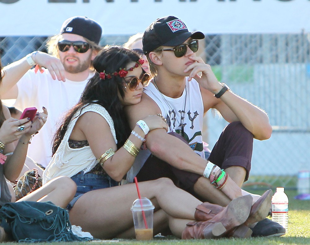 Vanessa Hudgens;Austin Butler;<br>Celebrities at The 2012 Coachella Valley Music and Arts Festival - Day 3