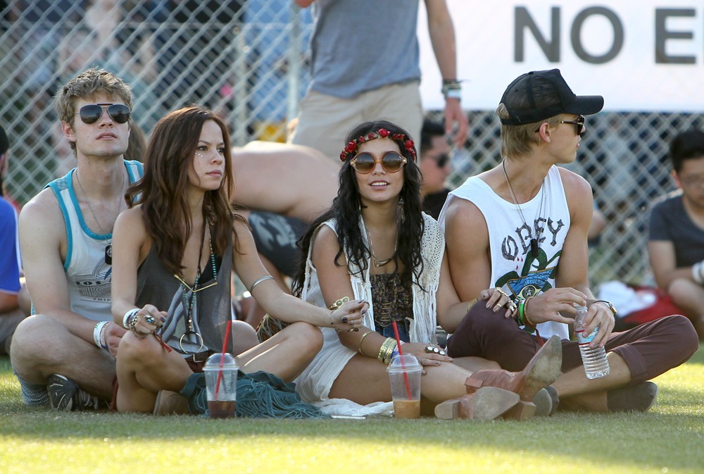 Vanessa Hudgens;Austin Butler;<br>Celebrities at The 2012 Coachella Valley Music and Arts Festival - Day 3