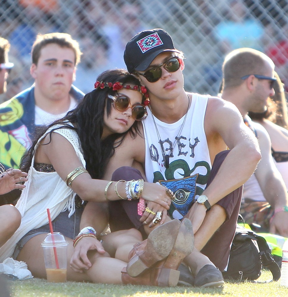 Vanessa Hudgens;Austin Butler;<br>Celebrities at The 2012 Coachella Valley Music and Arts Festival - Day 3