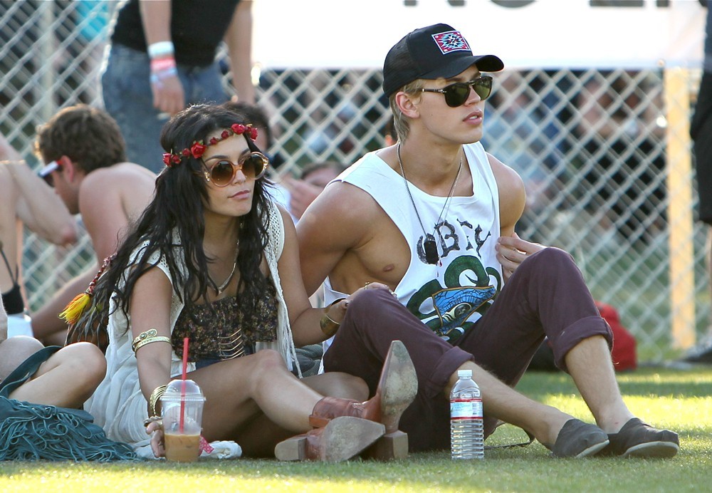 Vanessa Hudgens;Austin Butler;<br>Celebrities at The 2012 Coachella Valley Music and Arts Festival - Day 3