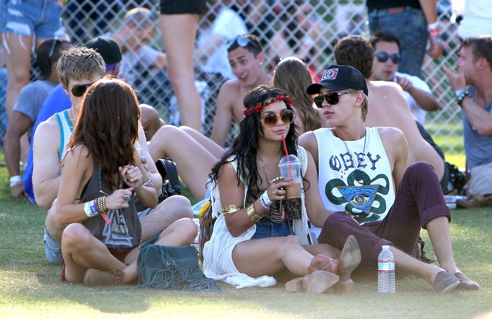 Vanessa Hudgens;Austin Butler;<br>Celebrities at The 2012 Coachella Valley Music and Arts Festival - Day 3