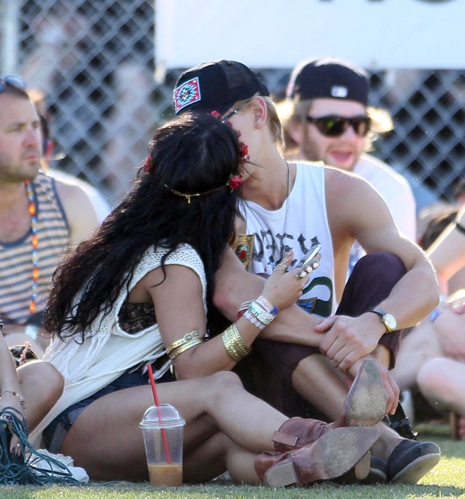 Vanessa Hudgens;Austin Butler;<br>Celebrities at The 2012 Coachella Valley Music and Arts Festival - Day 3
