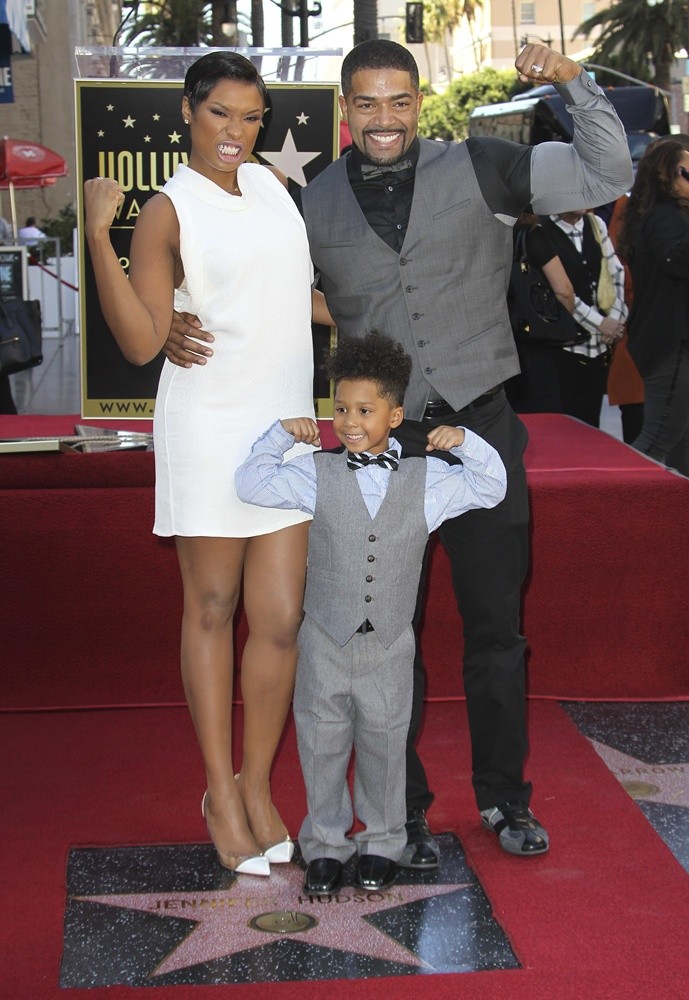 Jennifer Hudson;David Otunga;<br>Jennifer Hudson Is Honored with A Star on The Hollywood Walk of Fame