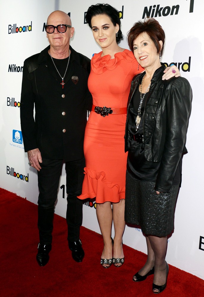 Keith Hudson;Katy Perry;Mary Hudson;<br>2012 Billboard Women in Music Luncheon - Arrivals
