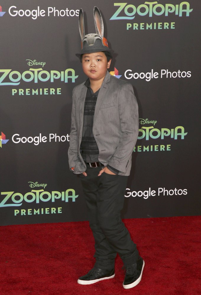 Hudson Yang;<br>Los Angeles Premiere of Walt Disney Animation Studios' Zootopia