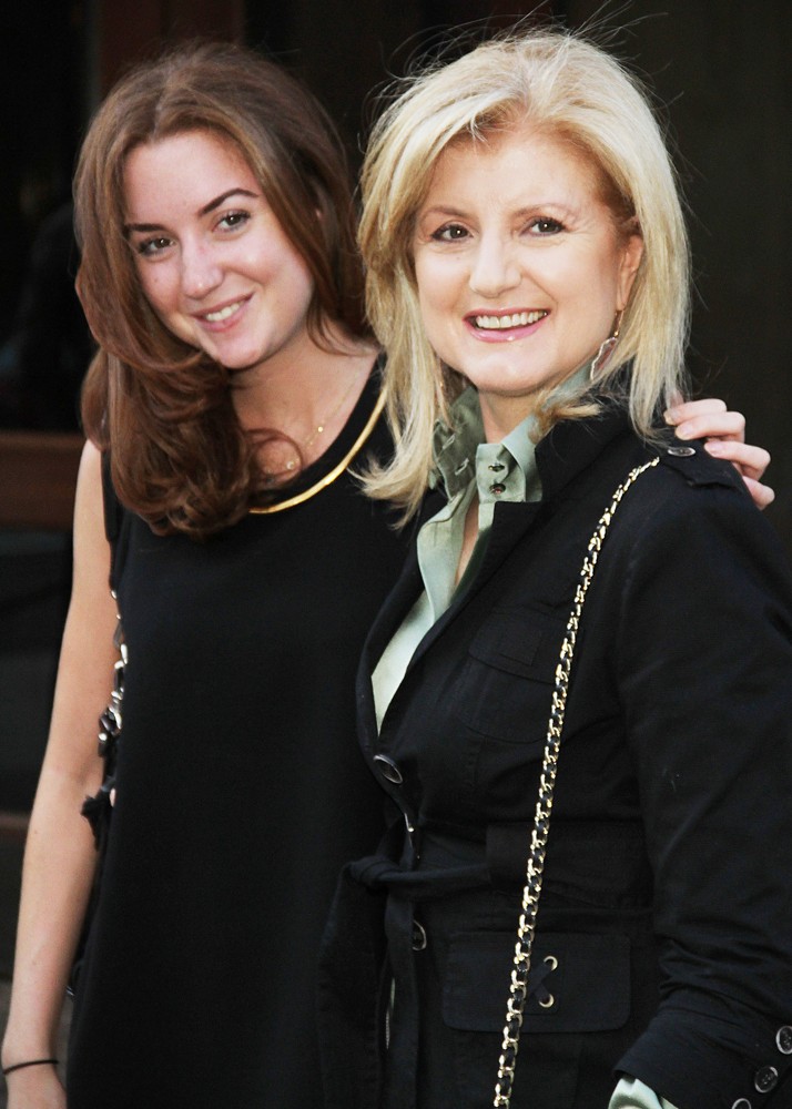 Christina Huffington;Arianna Huffington;<br>Special Screening of The Debt - Outside Arrivals