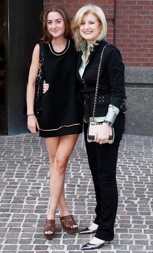 Christina Huffington;Arianna Huffington;<br>Special Screening of The Debt - Outside Arrivals