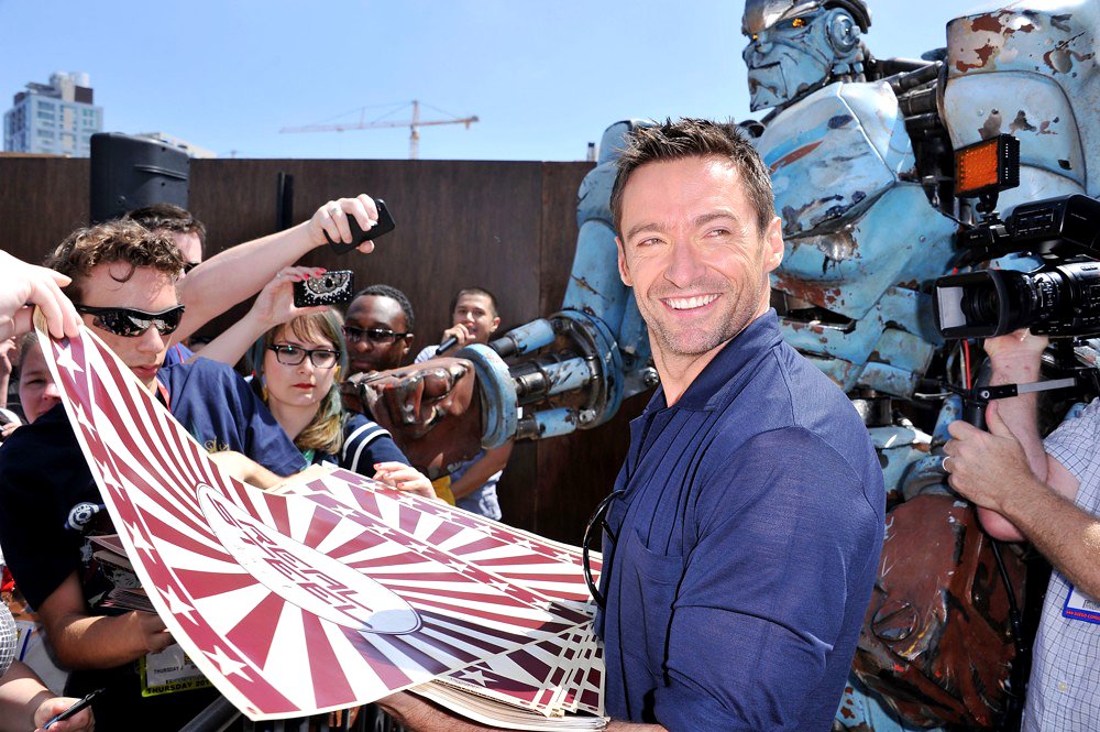 Hugh Jackman;<br>2011 Comic Con Convention - Day 1 - Real Steel Photocall