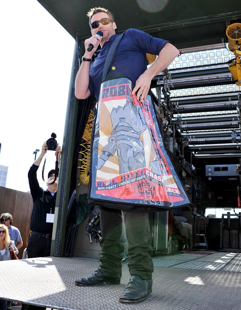 Hugh Jackman;<br>2011 Comic Con Convention - Day 1 - Real Steel Photocall