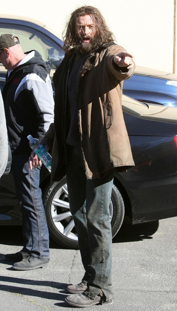 Hugh Jackman;<br>On The Set of Movie The Wolverine