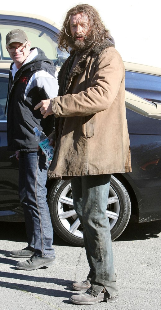 Hugh Jackman;<br>On The Set of Movie The Wolverine