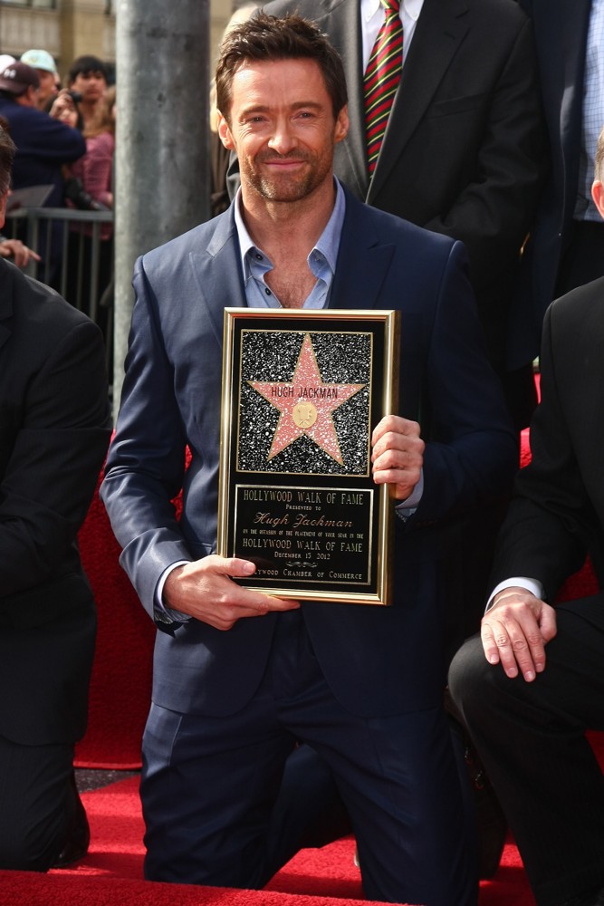 Hugh Jackman;<br>Hugh Jackman Is Honoured with A Hollywood Star on The Hollywood Walk of Fame