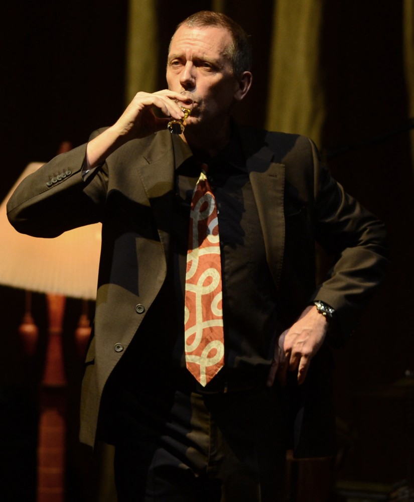 Hugh Laurie Performing on Stage at Hammersmith Apollo