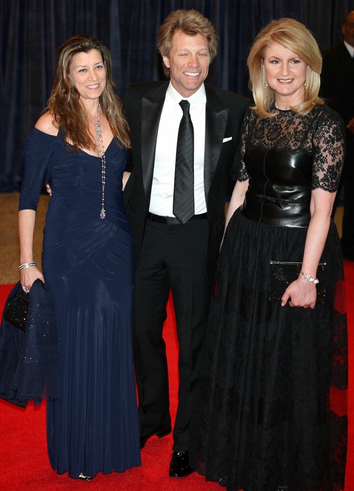 Dorothea Hurley;Jon Bon Jovi;Arianna Huffington;<br>2013 White House Correspondents' Association Dinner - Arrivals