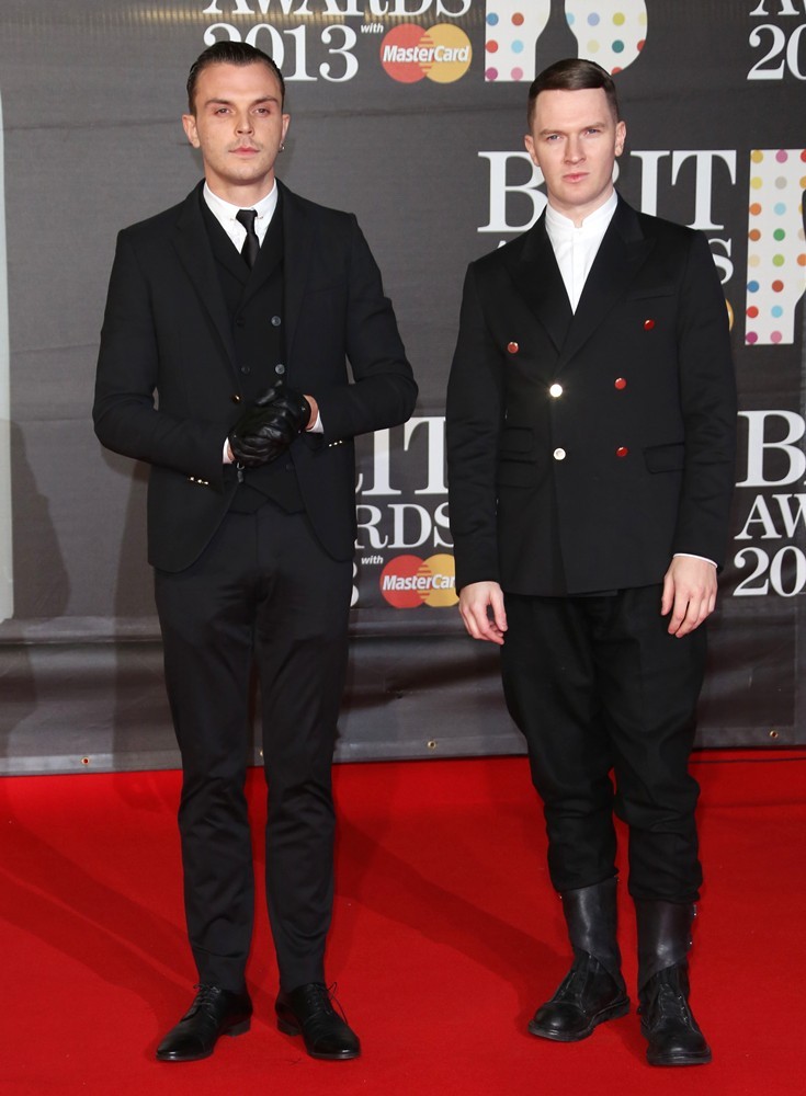 Hurts;<br>The 2013 Brit Awards - Arrivals
