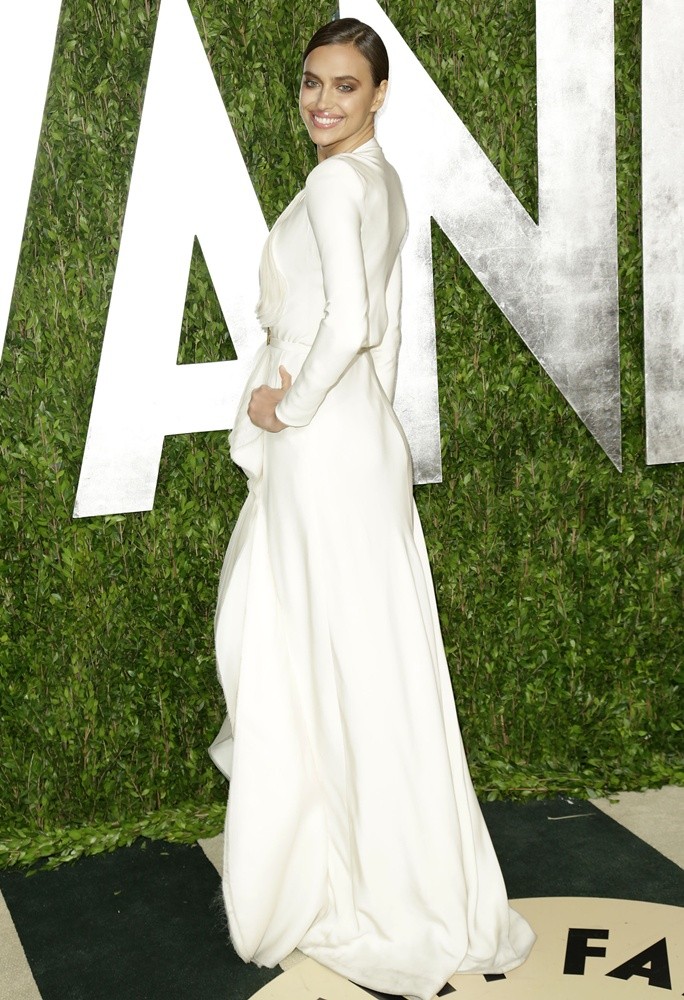 Irina Shayk;<br>2013 Vanity Fair Oscar Party - Arrivals