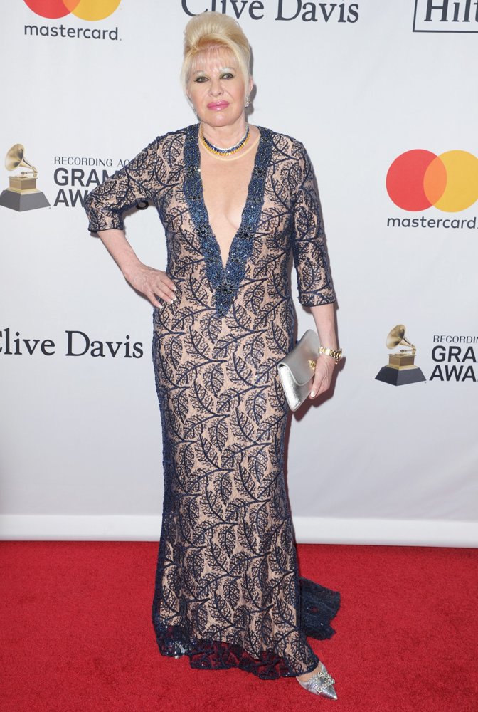 Ivana Trump;<br>Clive Davis and Recording Academy Pre-GRAMMY Gala 2018 - Red Carpet Arrivals