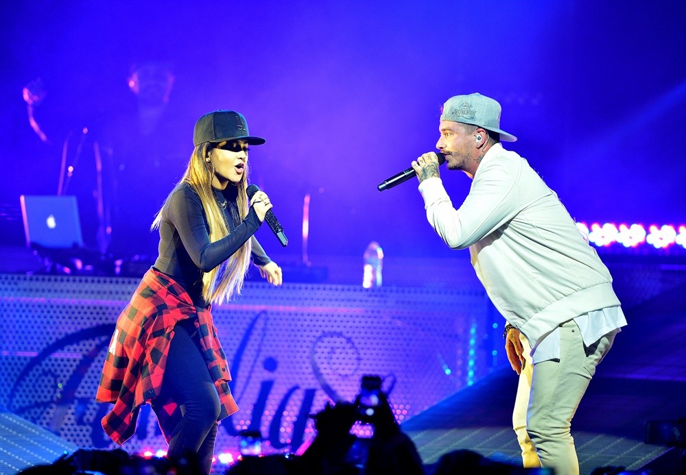 J Balvin Performing Live on Stage During J Balvin Mi Familia Tour