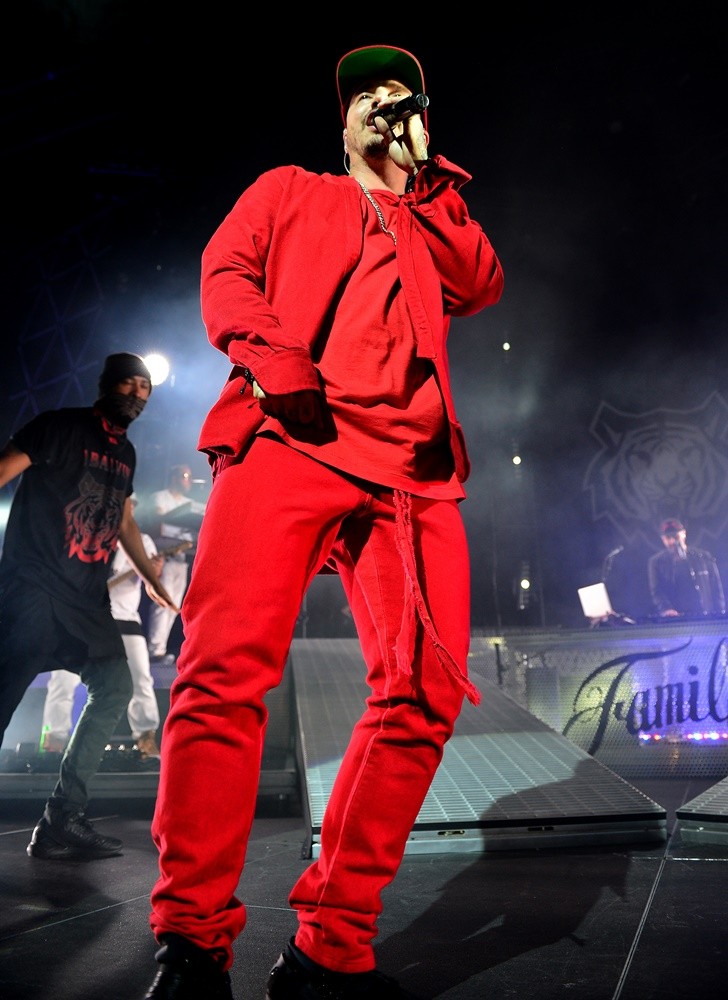 J Balvin Performing Live on Stage During J Balvin Mi Familia Tour