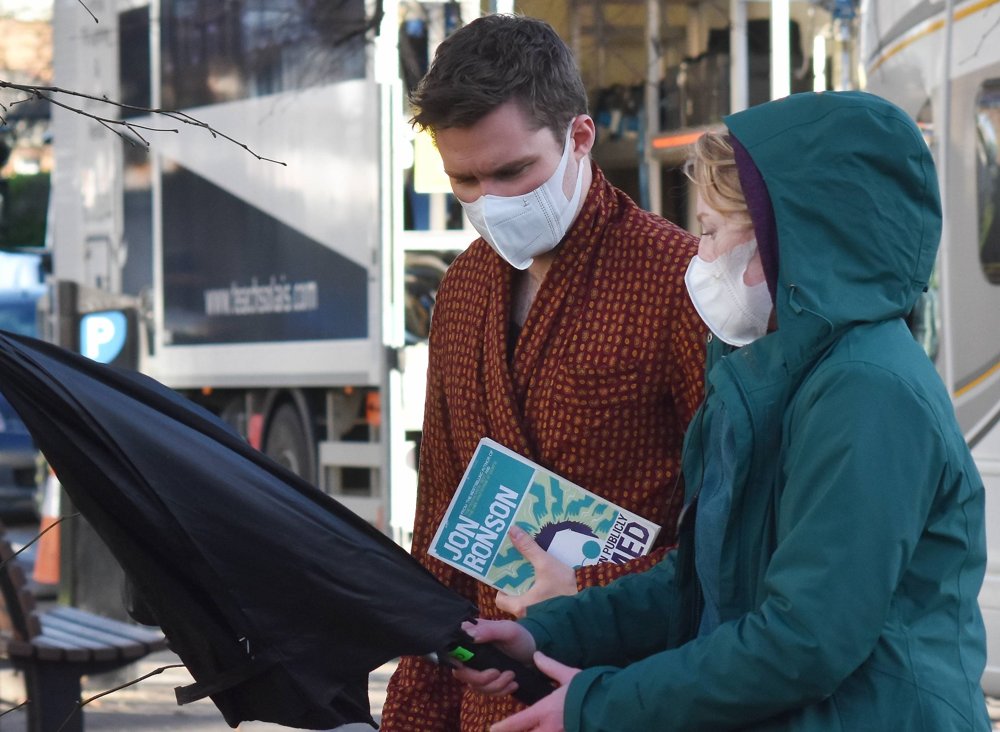 Jack Reynor Filming Modern Love