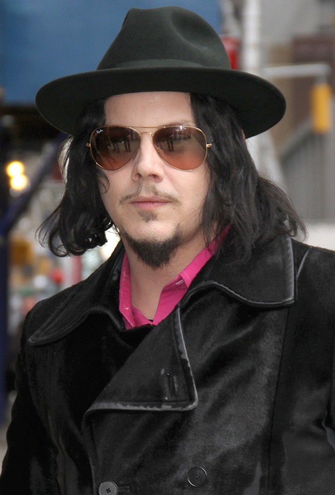 Jack White;<br>Celebrities at The Ed Sullivan Theater for The Late Show with David Letterman