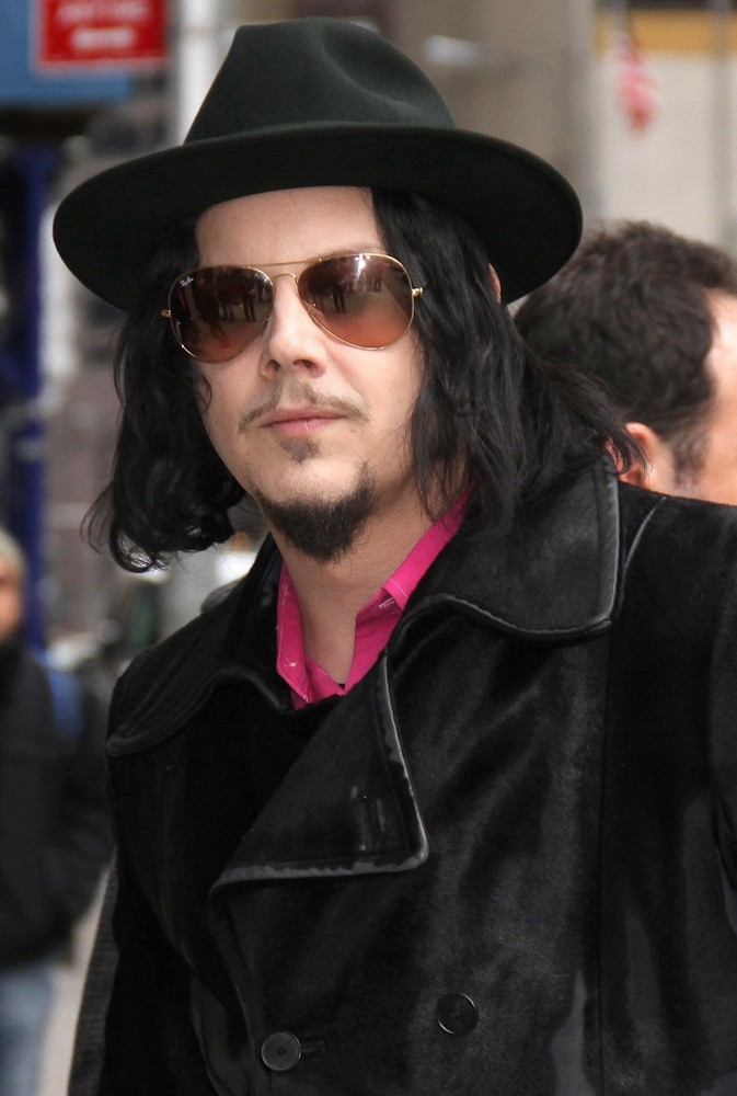 Jack White;<br>Celebrities at The Ed Sullivan Theater for The Late Show with David Letterman