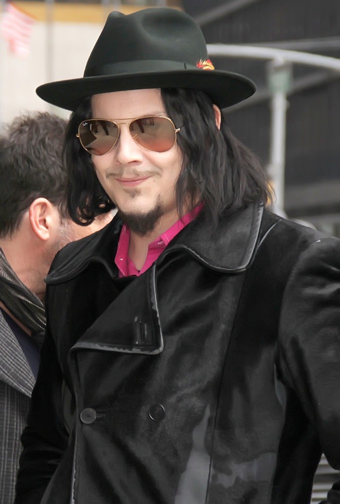 Jack White;<br>Celebrities at The Ed Sullivan Theater for The Late Show with David Letterman