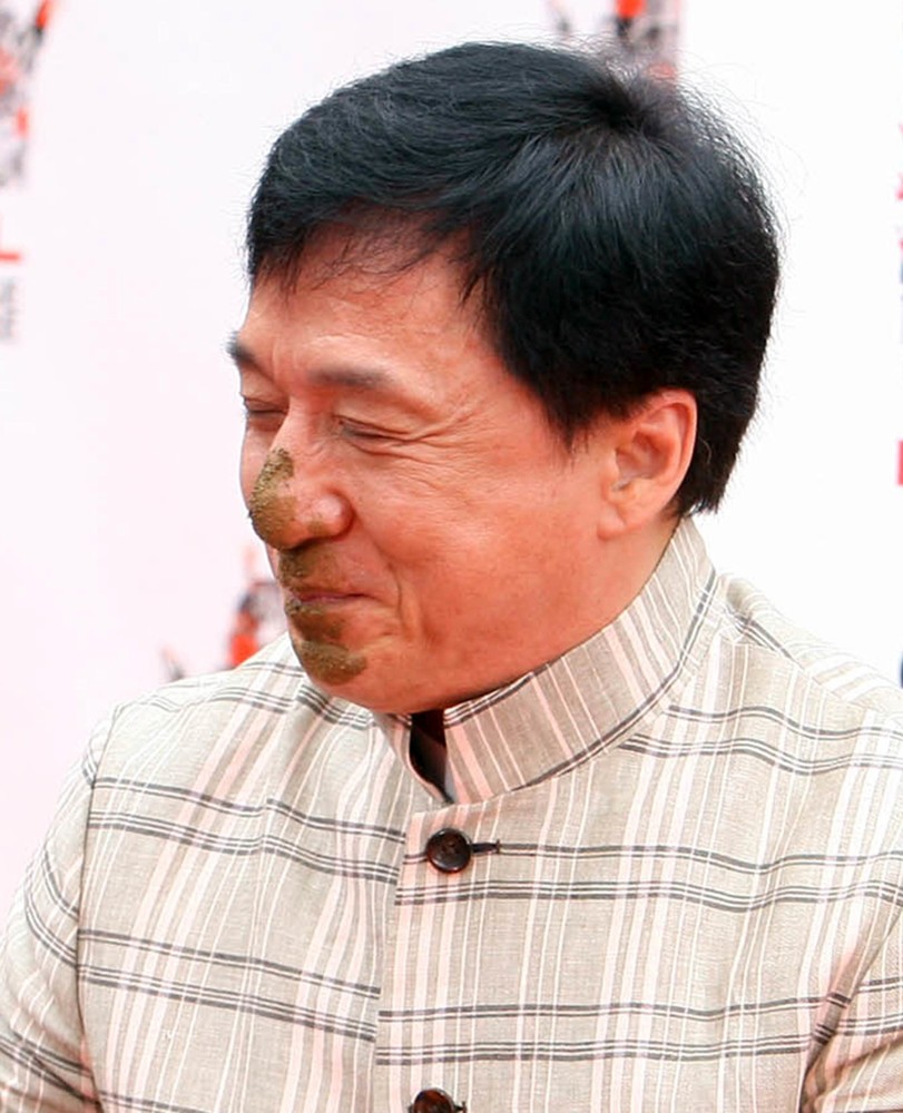 Jackie Chan;<br>Jackie Chan Is Honoured with A Hand and Foot Print Ceremony