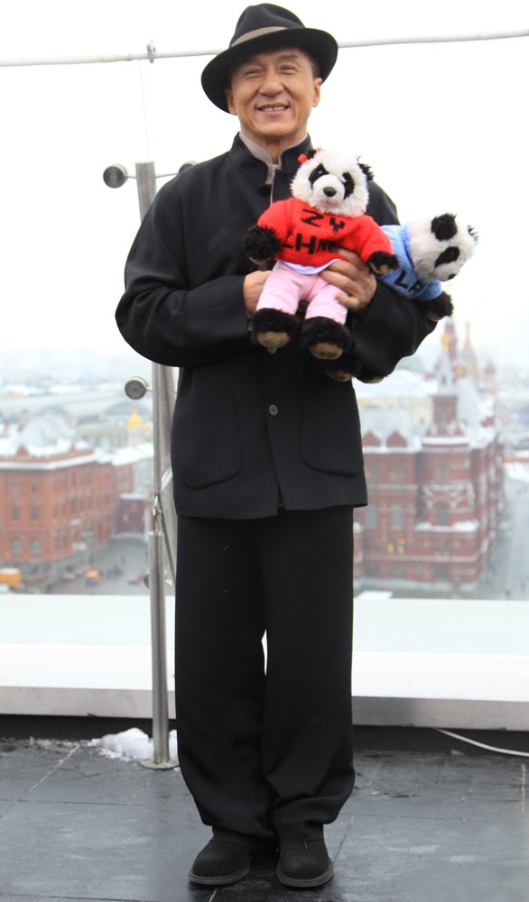 Jackie Chan;<br>The Russian Premiere of Armour of God III: Chinese Zodiac