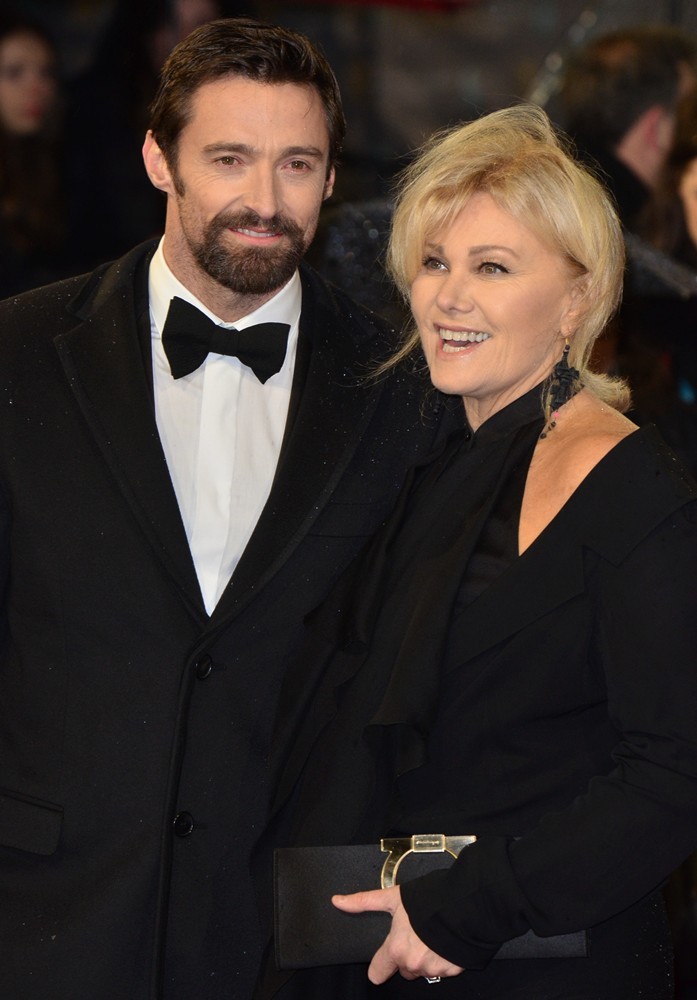 Hugh Jackman;Deborra-Lee Furness;<br>The 2013 EE British Academy Film Awards - Arrivals