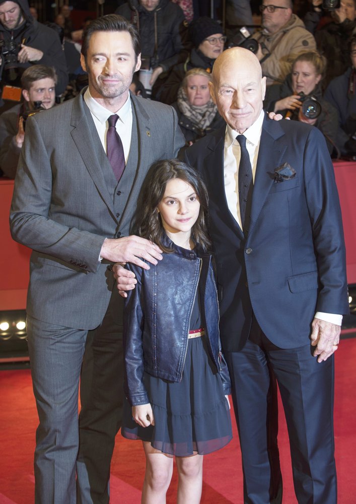 Hugh Jackman;Dafne Keen;Patrick Stewart;<br>67th International Berlin Film Festival - Logan - Premiere