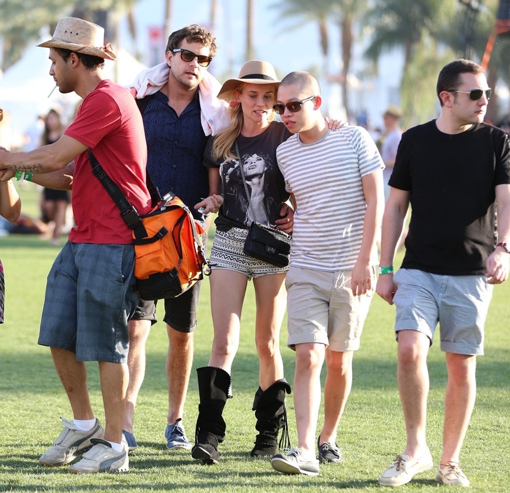 Joshua Jackson;Diane Kruger;Jason Wu;Gustavo Rangel;<br>The 2013 Coachella Valley Music and Arts Festival - Week 1 Day 2