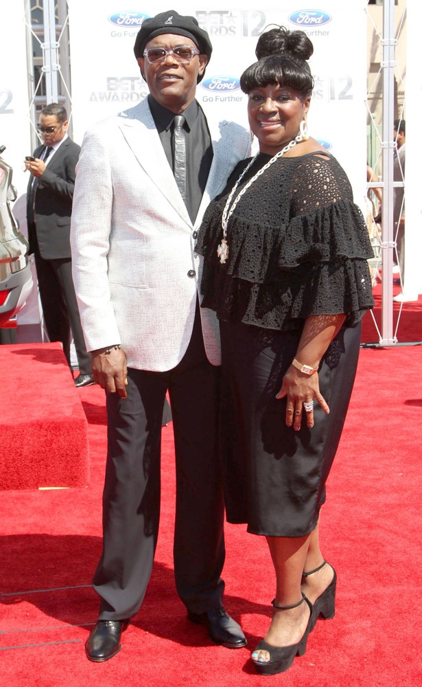Samuel L. Jackson;LaTanya Richardson;<br>The BET Awards 2012 - Arrivals