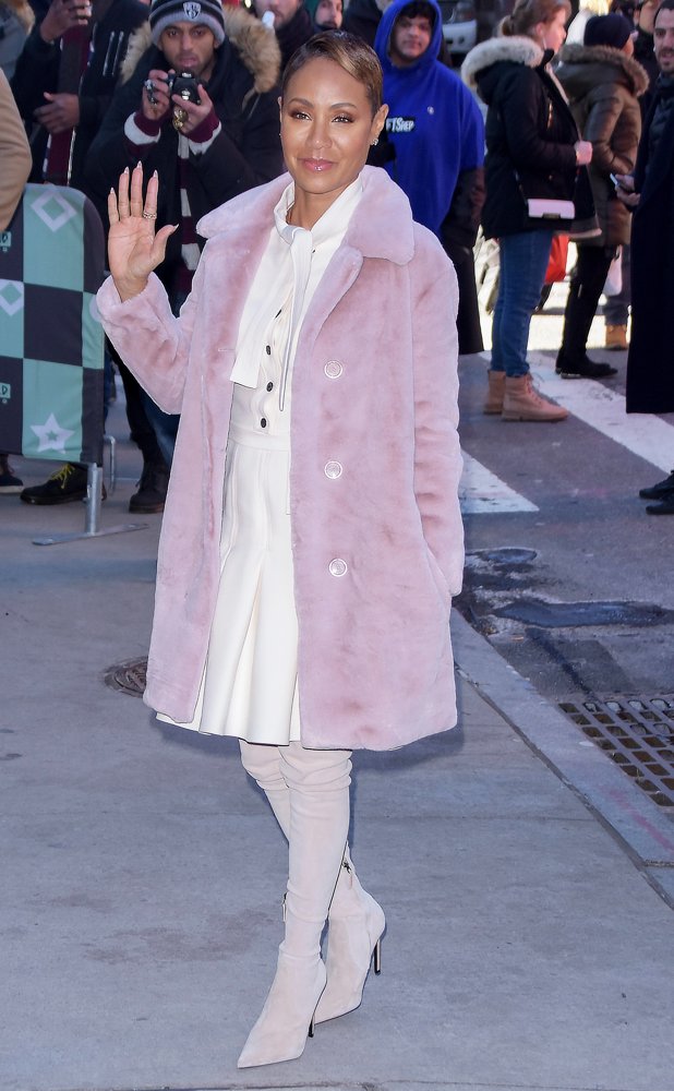 Jada Pinkett Smith Arrives at The AOL Build Studio