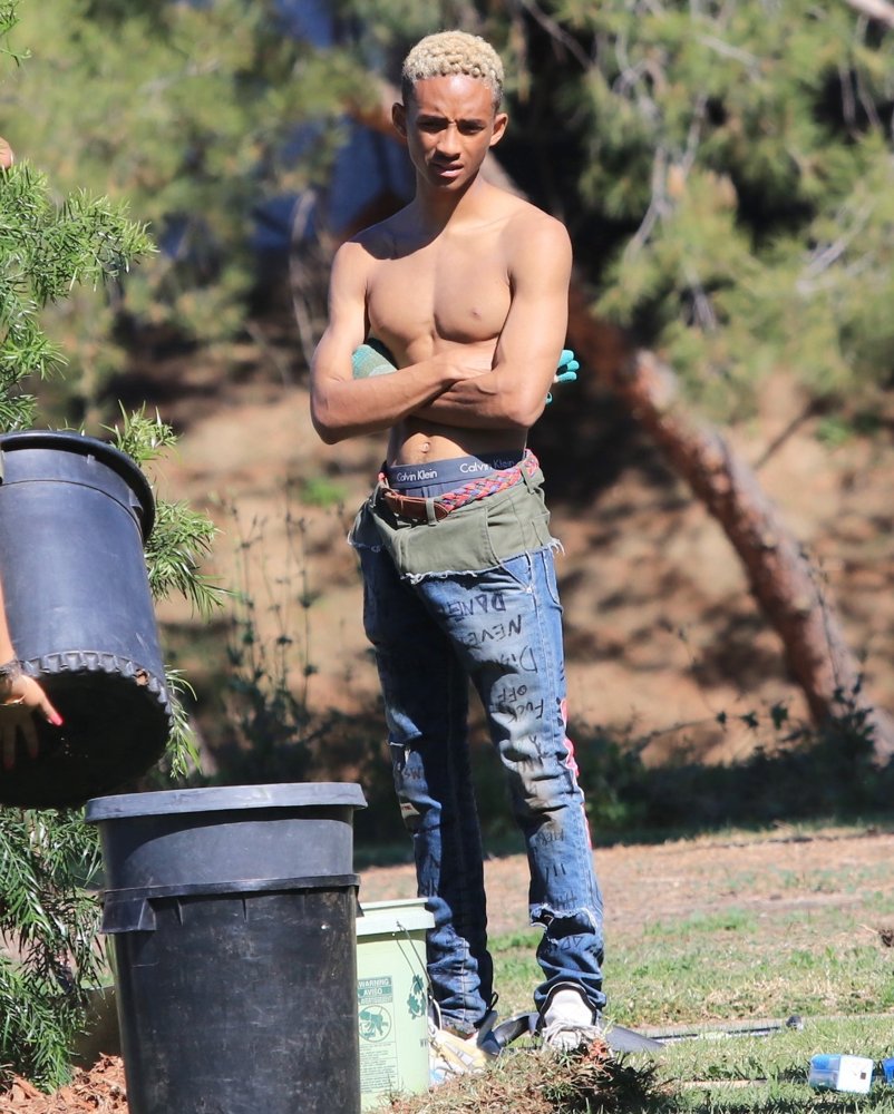 Jaden Smith at TreePeople Park