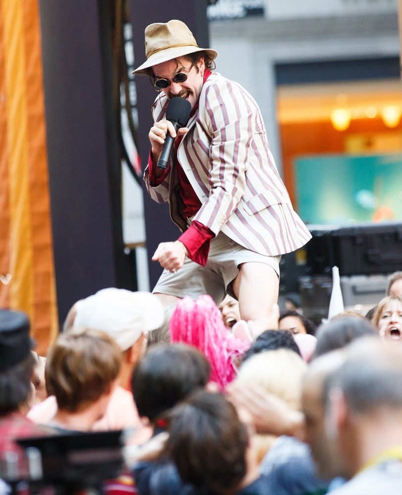 Jake Gyllenhaal;<br>On The Set of The Movie Okja