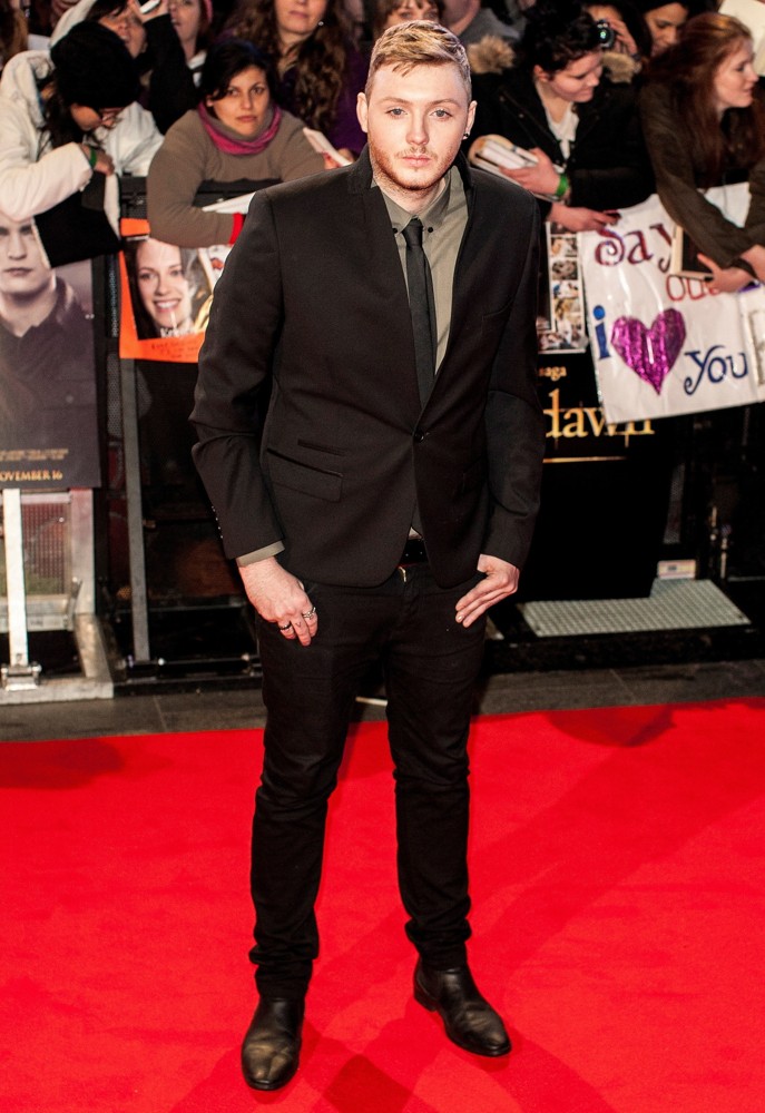 James Arthur;<br>The Premiere of The Twilight Saga's Breaking Dawn Part II - Arrivals