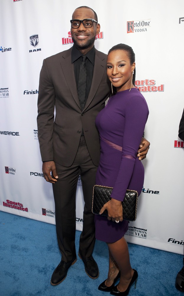 LeBron James;Savannah Brinson;<br>2012 Sports Illustrated Sportsman of The Year Award Presentation