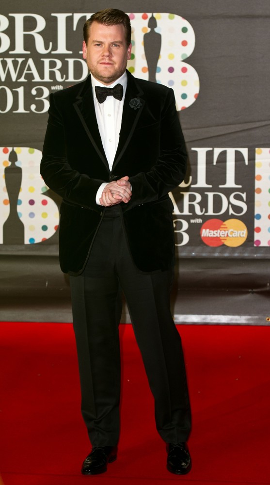 James Corden;<br>The 2013 Brit Awards - Arrivals