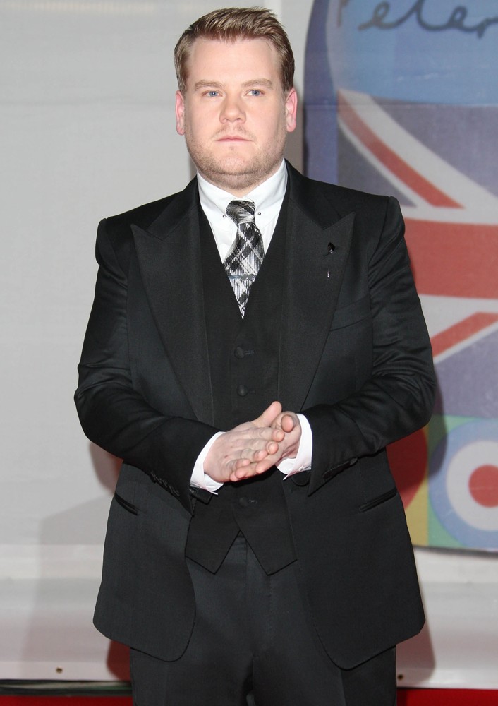 James Corden;<br>The BRIT Awards 2012 - Arrivals