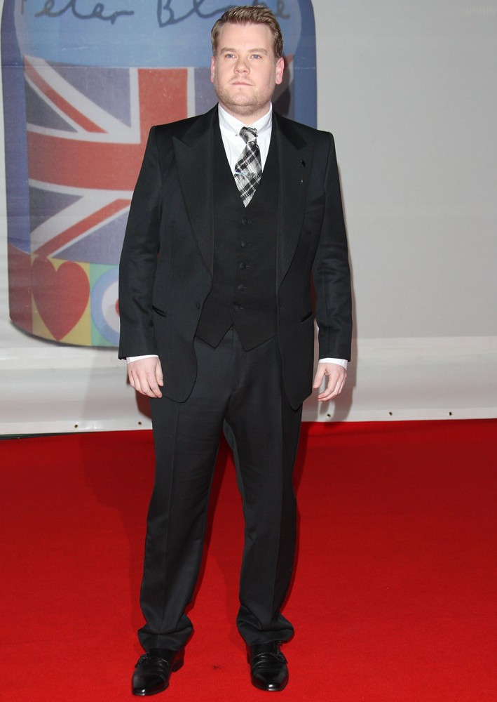 James Corden;<br>The BRIT Awards 2012 - Arrivals